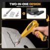 imageSEEKONE 100W Plastic Welder Upgraded Hot Stapler Gun Plastic Welding Kit with Pliers Knife 400pcs FlatOuter CornerInner CornerWave Welding Nails for BumperKayakPlastic Products Repair