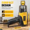 imageSEEKONE 1800W Heat Gun Compact Design Heavy Duty Hot Air Gun 122120250 650Variable Temperature Control for 2 Speed Settings with 4 Nozzels for Crafts Vinyl Wrap Shrink Tubing