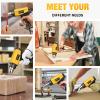 imageSEEKONE 1800W Heat Gun Compact Design Heavy Duty Hot Air Gun 122120250 650Variable Temperature Control for 2 Speed Settings with 4 Nozzels for Crafts Vinyl Wrap Shrink Tubing
