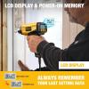 imageSEEKONE 1800W Heat Gun with LCD Digital Display Compact Design Hot Air Gun Variable Temperature Control 122120250 650with Memory Function and 4 Nozzles for Crafts Vinyl Wrap Shrink Tubing