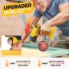 imageSEEKONE Cordless Heat Gun for Dewalt 20V Battery Dual Temperature Settings 1022 and 572 Fast Heating Hot Air Gun with 3 Nozzles for Shrink Tubing Vinyl Wrap Crafting Battery is Not Included