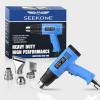 imageSEEKONE Heat Gun 1800W Heavy Duty Hot Air Gun Kit Dualtemperature Setting 572ampamp1112 Hot Heat Gun with Overheat Protection 4 Nozzles Included for Shrinking PVC Stripping Paint Crafts 52ft