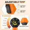 imageSEEKONE Heat Gun 1800W Heavy Duty Hot Air Gun Kit Variable Temp Control with 2Temp Settings 7 Accessories 140111260 600with Overheat Protection for Crafts Shrinking PVC Stripping Paint