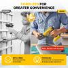 imageSEEKONE Hot Glue Gun 100W Cordless Hot Glue Gun for Dewalt 20V Battery Fast Preheating and Antidrip Full Size Glue Gun with 20pcs Glue Sticks for Crafts DIY Arts Home Repairs No Battery