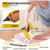 imageSEEKONE Hot Glue Gun 100W Cordless Hot Glue Gun for Dewalt 20V Battery Fast Preheating and Antidrip Full Size Glue Gun with 20pcs Glue Sticks for Crafts DIY Arts Home Repairs No Battery
