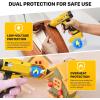 imageSEEKONE Hot Glue Gun 100W Cordless Hot Glue Gun for Dewalt 20V Battery Fast Preheating and Antidrip Full Size Glue Gun with 20pcs Glue Sticks for Crafts DIY Arts Home Repairs No Battery