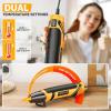 imageSEEKONE Mini Heat Gun 350W 2Temp Settings 500 ampamp 842260ampamp 450 Fast Heat Hot Air Gun Tool with Reflector Nozzle and 49Ft Long Cable Overload Protection for Crafting Vinyl Wrap and Shrink Tubing