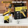 imageSEEKONE Mini Heat Gun 600W Dual Temperature Hot Air Gun Tool 572ampamp932 With 49Ft Long Cable and Overheat Protection for Crafts Embossing Paint Stripping Shrink Wrap and Heat Shrink Tube