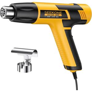 imageSEEKONE Mini Heat Gun 600W Dual Temperature Hot Air Gun Tool 572ampamp932 With 49Ft Long Cable and Overheat Protection for Crafts Embossing Paint Stripping Shrink Wrap and Heat Shrink Tube