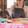 image:imageSEEKONE 350W Mini Heat Gun with 2Temp Settings 500 amp 842260amp 450 Fast Heat Hot Air Gun Tool with Overload Protection and Reflector Nozzle for 3D Printing Crafting and Shrink TubingPink