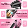 image:imageSEEKONE 350W Mini Heat Gun with 2Temp Settings 500 amp 842260amp 450 Fast Heat Hot Air Gun Tool with Overload Protection and Reflector Nozzle for 3D Printing Crafting and Shrink TubingPink