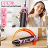 image:imageSEEKONE 350W Mini Heat Gun with 2Temp Settings 500 amp 842260amp 450 Fast Heat Hot Air Gun Tool with Overload Protection and Reflector Nozzle for 3D Printing Crafting and Shrink TubingPink