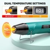 image:imageSEEKONE 350W Mini Heat Gun with DualTemp Model 500 amp 842260amp 450 Hot Air Gun with Overload Protection and Reflector Nozzle for Heat Shrinking Tubes Shaping PVC TubingBlackBlue