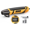 image:imageSEEKONE 350W Mini Heat Gun with 2Temp Settings 500 amp 842260amp 450 Fast Heat Hot Air Gun Tool with Overload Protection and Reflector Nozzle for 3D Printing Crafting and Shrink TubingYellow